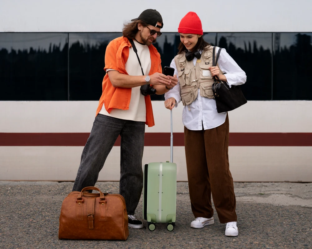 cute hard suitcases